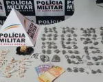 Cláudio: PM apreende buchas de maconha e mais de 180 pedras de crack