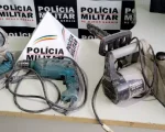 PM recupera materiais de construção furtados em Cláudio