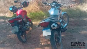 PM recupera motocicletas furtadas em Divin&oacute;polis