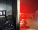 Carmo do Cajuru: Incêndio em residência deixa duas pessoas feridas