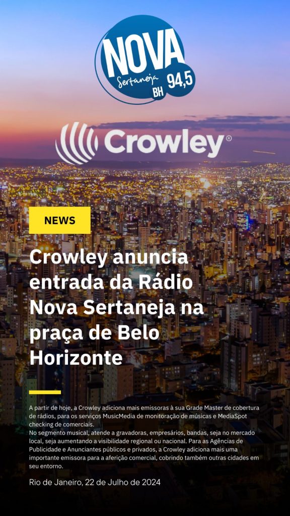 Crowley auditagem BH