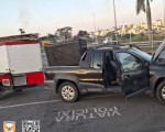 PM apreende veículo suspeito na MG-050