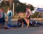 Motociclista fica ferido após acidente no Interlagos, em Divinópolis