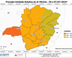 Alerta: Baixa umidade do ar