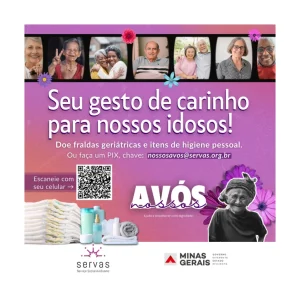Campanha arrecada itens de higiene e fraldas geri&aacute;tricas para idosos no m&ecirc;s dos av&oacute;s
