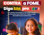 Com a ajuda da população, LBV mobiliza doações de cestas de alimentos para famílias em vulnerabilidade