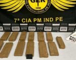 Traficante é preso com 13 barras de maconha na MG-050, em Divinópolis