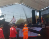 Divinópolis: uma pessoa fica ferida após queda de estrutura metálica em evento