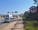 Idosa é atropelada por moto em Nova Serrana