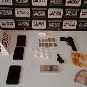 PM prende três pessoas por tráfico de drogas no bairro Paraíso