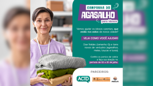 ACID &eacute; parceira em Campanha do Agasalho para beneficiar idosos carentes