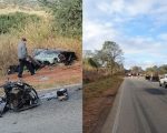 Homem morre e quatro pessoas ficam feridas em grave acidente entre Cláudio e Itaguara