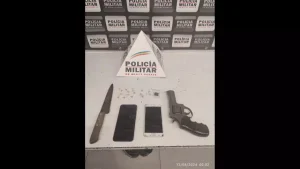 Divin&oacute;polis: Casal de traficantes expulsa morador de apartamento e tenta subornar PM