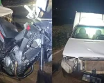 Itaúna: Acidente entre moto e carro deixa dois feridos na MG-431