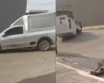 Nova Serrana: Carro capota e homem fica ferido