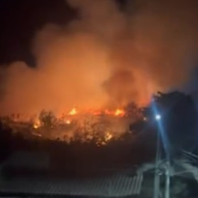 Incêndio devasta vegetação no Alto São Vicente em Divinópolis