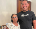 Após 37 anos, Anderson rencontra a Madrinha de Batismo