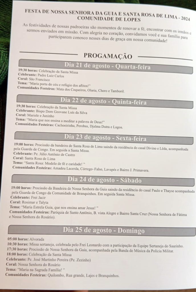 Festa de Santa Rosa de Lima