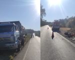Motociclista morre em acidente com caminhão em Itapecerica