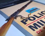 Polícia Rodoviária apreende arma na BR-494