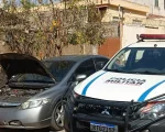 PM apreende veículo clonado e sem gasolina em Divinópolis
