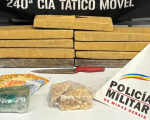 Após perseguição, polícia apreende grande quantidade de drogas em Divinópolis