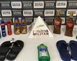 Homem é preso com produtos furtados em supermercado