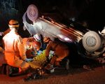 Grande BH: Motorista morre e três pessoas ficam feridas após acidente na MG-010
