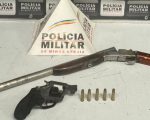 Homem é preso com revólver e espingarda em Divinópolis