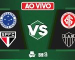 Final de jogos : Cruzeiro 0x0 Inter pelo Brasileirão e São Paulo 0x1 Atlético pela Copa do Brasil