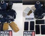 Polícia apreende celulares e drogas que seriam jogados em presídio da Grande BH