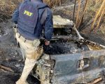 Veículo furtado na Grande BH pega fogo com 225 kg de maconha no interior de MG