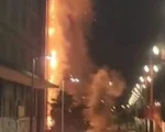 Vídeo: Incêndio destrói prédio no Centro de BH