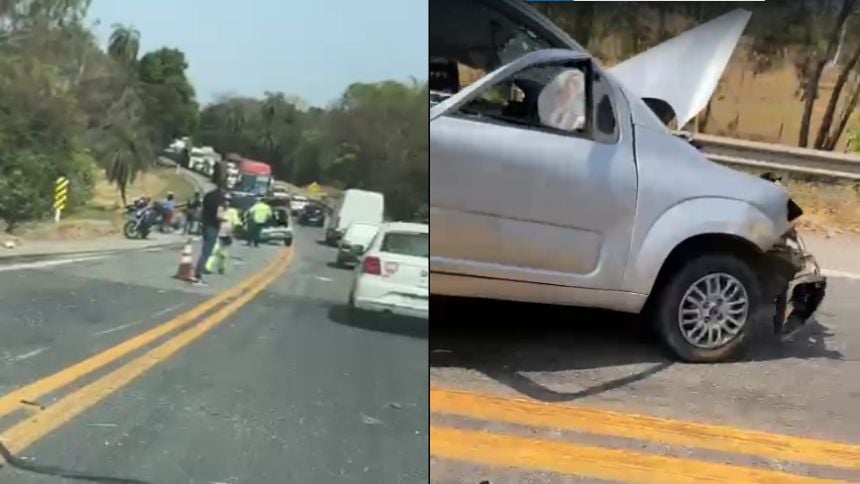 Grave acidente deixa feridos na MG-050 entre Divinópolis e Itaúna