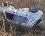 Divinópolis: Motorista fica ferido em acidente de carro na BR-494