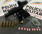 Pará de Minas: Traficante com passagem por homicídio é encontrado escondido na casa da mãe
