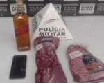 Divinópolis: Presa após furtar whisky e picanha em supermercado, mulher desmarca churrasco