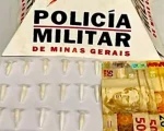 PM apreende cocaína no bairro Belo Vale em Divinópolis