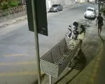 Câmeras de segurança flagram furto de moto no bairro Esplanada