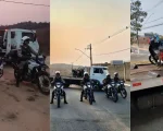 Nova Serrana: PM realiza operação para combater ‘rolezinho do grau’ e apreende 8 motocicletas