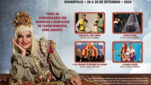 Divin&oacute;polis: Campanha de Populariza&ccedil;&atilde;o de teatro traz espet&aacute;culos gratuitos neste fim de semana
