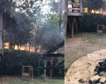 Fogo atinge Estância Marisa e deixa rastro de destruição