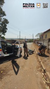 Homem foge da polícia e é preso em Monsenhor João Alexandre em Cláudio