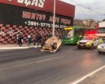 Acidente com quatro veículos provoca congestionamento na Via Expressa de Contagem