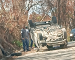 Capotamento deixa idosa ferida na rodovia dos Batistas