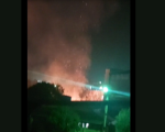 Fogo em lote deixa bairro Interlagos tomado por fumaça e fuligem