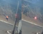 Vídeo: Homem que ateou fogo em vegetação é preso na Grande BH