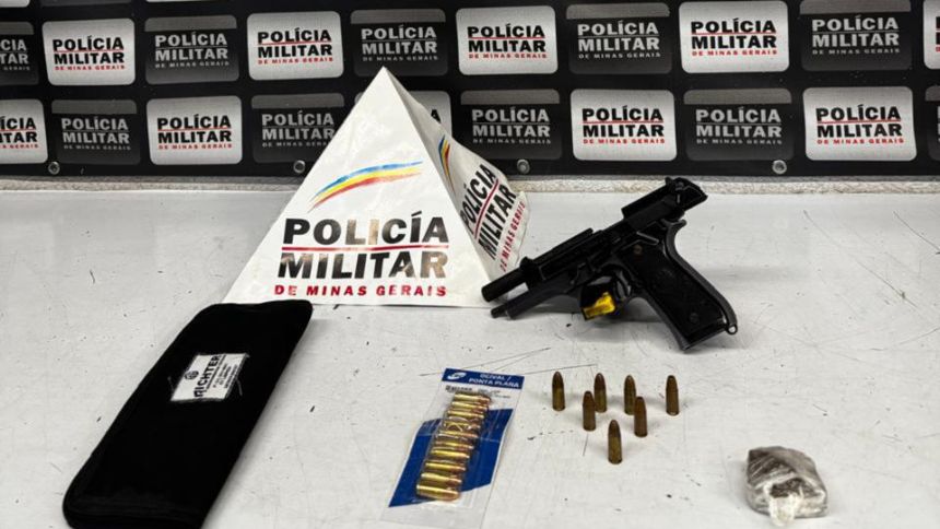 Homem tenta fugir da PM, mas &eacute; preso com drogas em Divin&oacute;polis