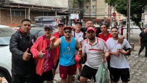 Torcida do River 'invade' Divin&oacute;polis e hospeda em hot&eacute;is da cidade antes de jogo contra o Atl&eacute;tico