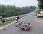 Acidente entre duas motos deixa feridos na MG-050, em Divinópolis